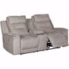 Picture of Trampton Power Reclining Console Loveseat with Headrest and Lumbar