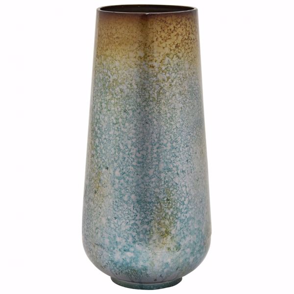 Picture of Blue Metal Vase