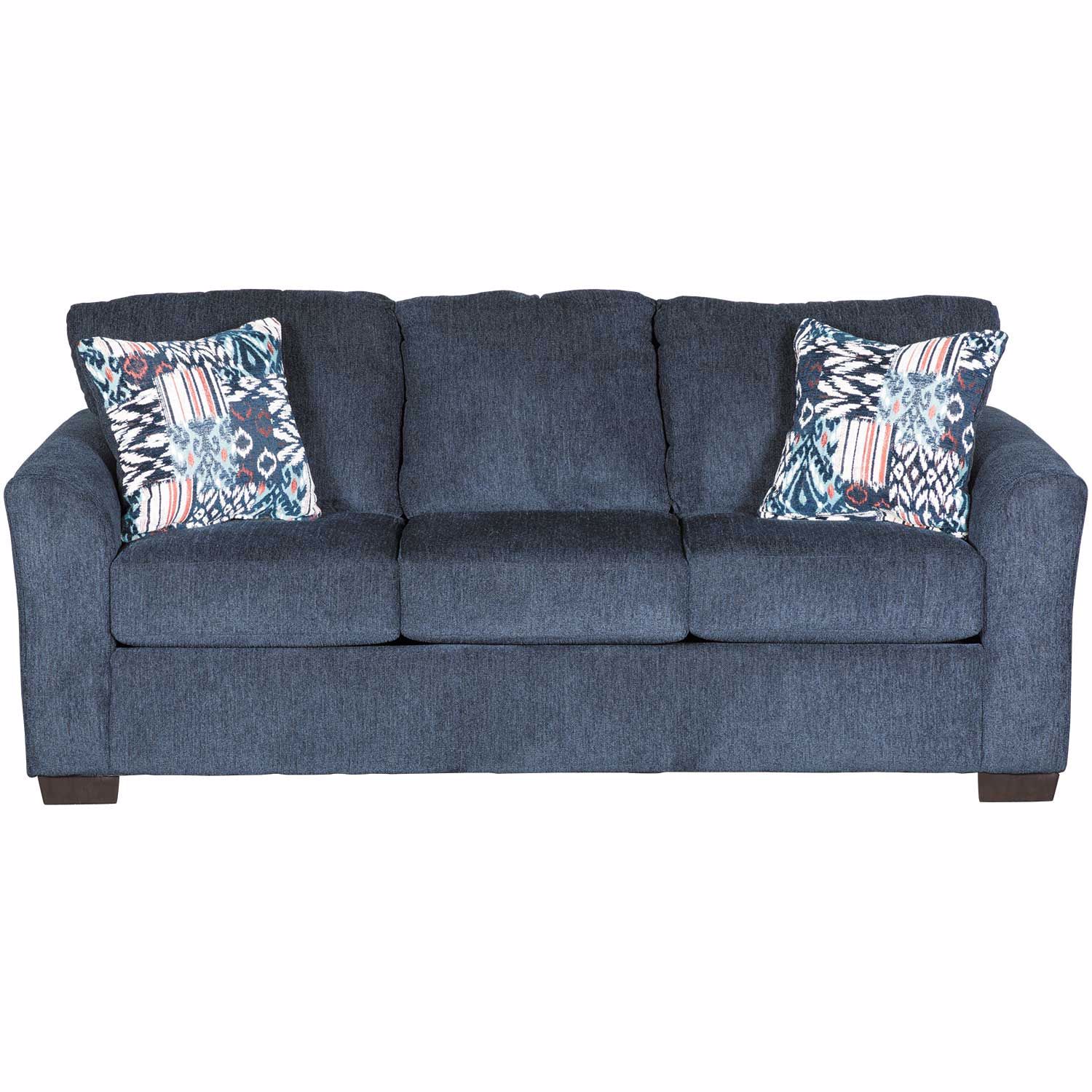 Affordable Furniture Anna Blue/Grey Sofa and Chaise