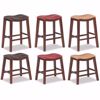 Picture of Tan 30" Padded Saddle Stool