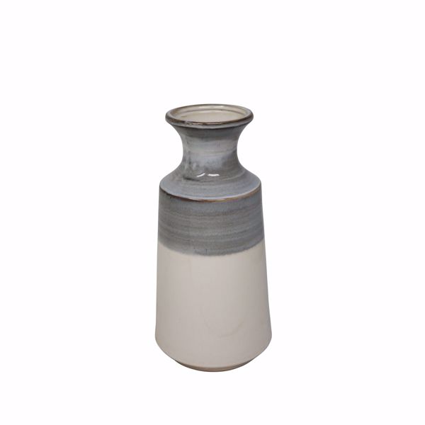 Picture of Grey White Ceramic Vase