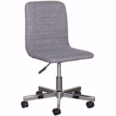 Picture of Gray Linen Office Chair