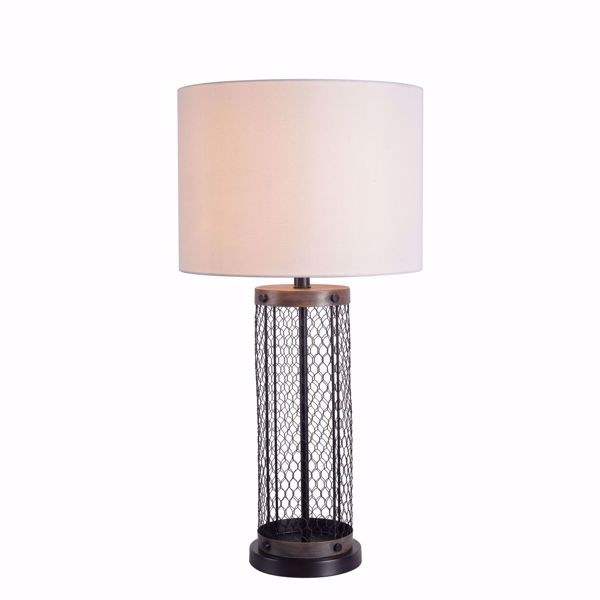 Picture of Cozy Metal Mesh Table Lamp