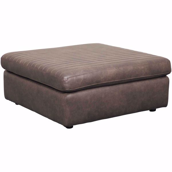 Picture of Jett Leather Ottoman