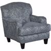 Picture of Hamptons Dark Blue Paisley Accent Chair