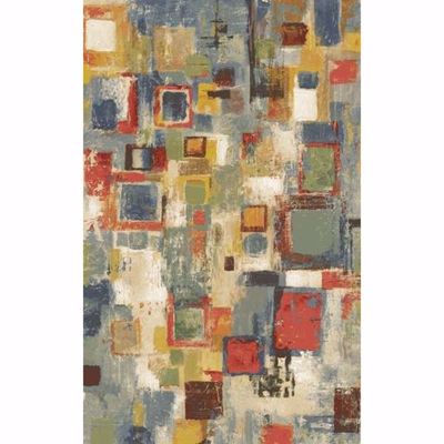 Picture of Complexity Colorful Squares 5x7 Rug