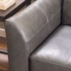 Picture of Declan 2 Piece Fog Leather Sectional w/RAF Chaise