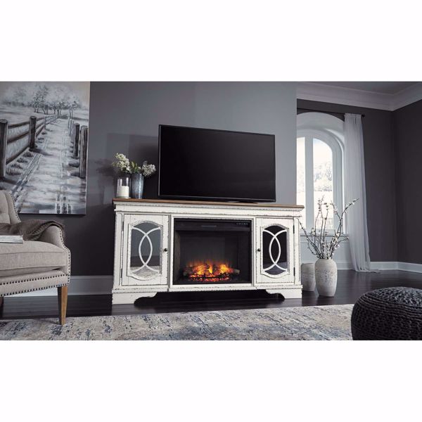 Realyn Fireplace TV Stand W743-68/W100-121 | Ashley Furniture | AFW.com