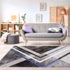 Picture of Charcoal Blue White Graphic Rug