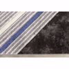 Picture of Charcoal Blue White Graphic 8x10 Rug