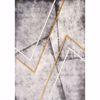 Picture of Grey Gold Graphic Rug