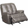 Picture of Dunham Fog Leather Rocker Recliner