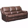 Picture of Rackingburg Mahogany Leather Reclining Sofa