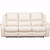 Picture of Rackingburg Cream Leather Reclining Sofa