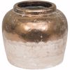 Picture of Candia Metallic Top Ceramic Vase