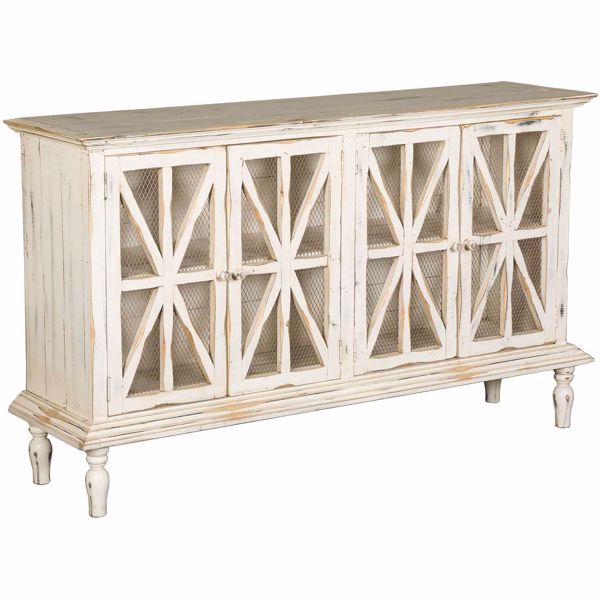 Picture of Michael Angelo Antique White Sideboard