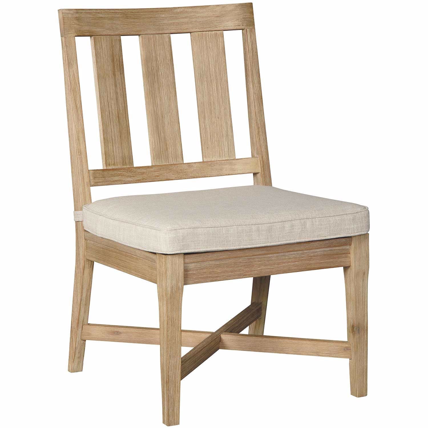 Clare View Outdoor Side Chair with cushion | P801-601C | AFW.com