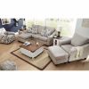 Picture of Abney Platinum Leaves Swivel Accent Chair