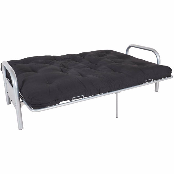 Metal Silver Futon Bed Frame | 2301S-39 | AFW.com