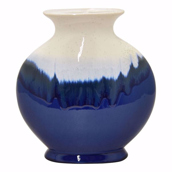 Picture of Blue White Drip Vase