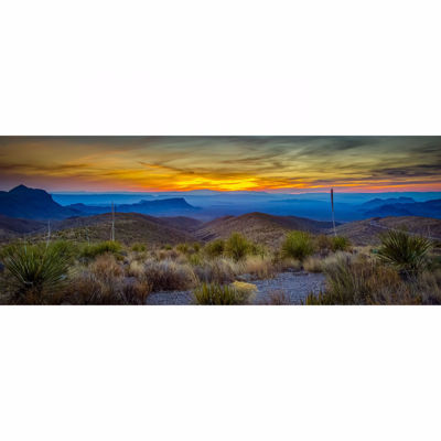 Picture of Big Bend Sunset 12X36 *D