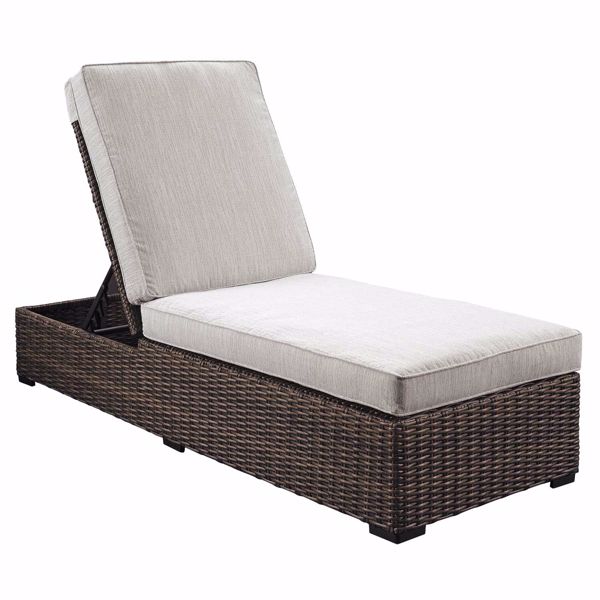 Picture of Alta Grande Outdoor Chaise with Cushion