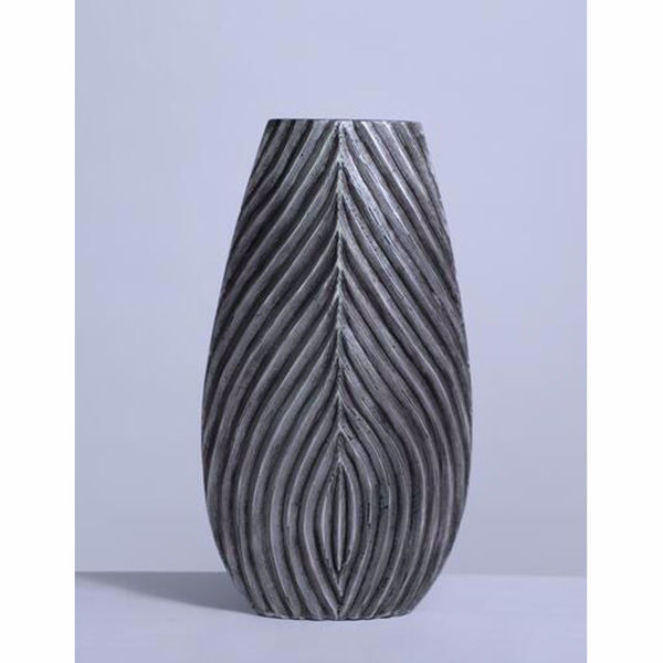 Picture of Black Etched Vase 20"