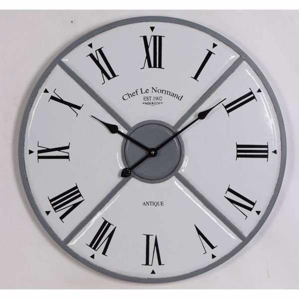 Picture of White Grey Wall Clock