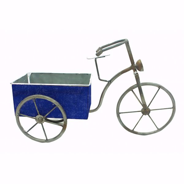 Picture of Navy Blue Bike Planter