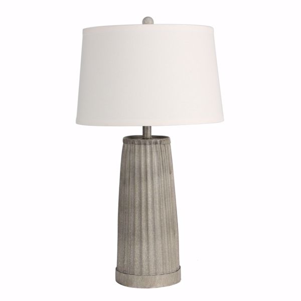 Picture of Grey Cement Look Lamp