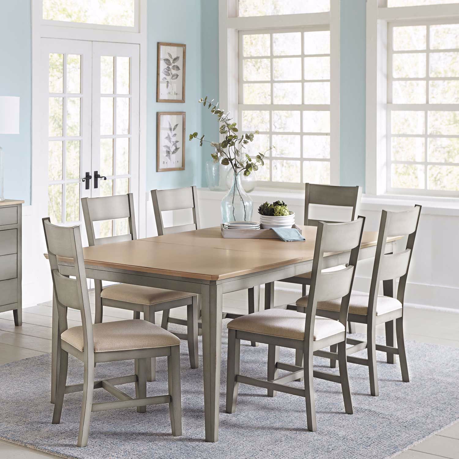 Toronto 7 Piece Dining Set D837 10 D837 61 AFW Com   0110216 Toronto 7 Piece Dining Set 