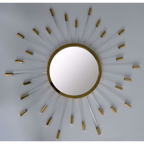 Picture of Acrylic Gold Plated Wall Mirror