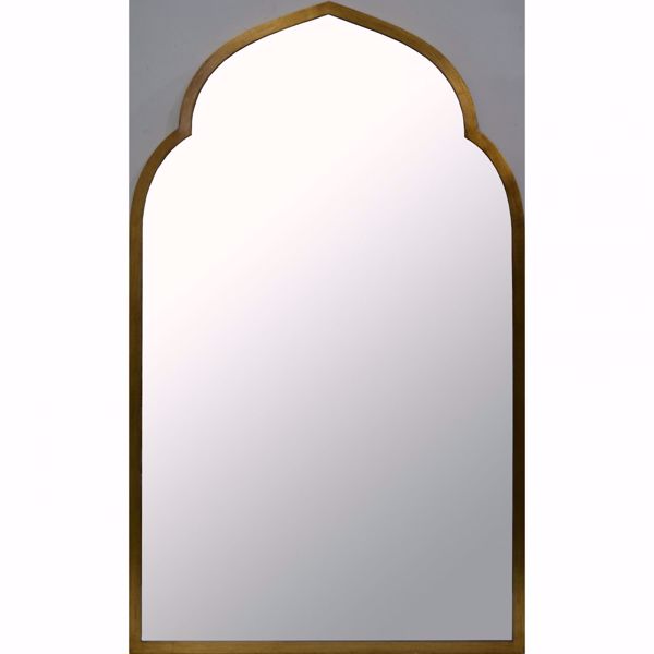 Picture of Gold Round Arch Wall Mirror