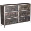 Picture of Hammered Ferrous Six Drawer Dresser