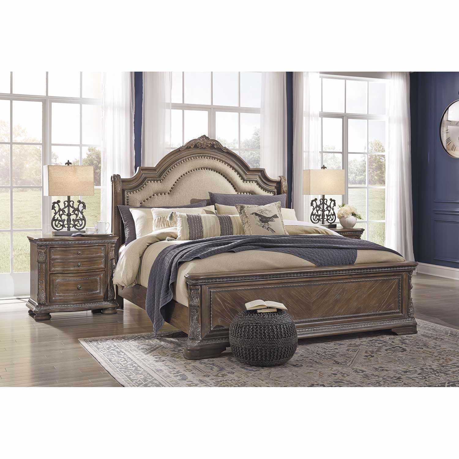 Charmond Upholstered Queen Bed | B803-57 54 96 | Ashley Furniture | AFW.com