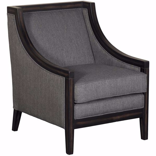 Picture of Charcoal Wood Arm Chair