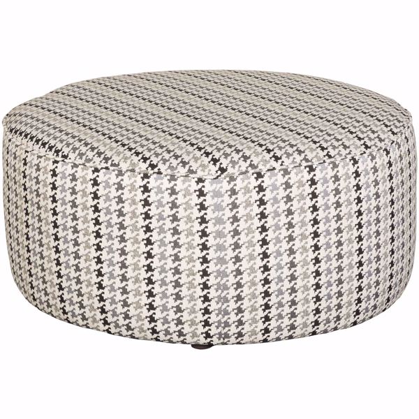 Picture of Grays Peak Houndstooth Ottoman