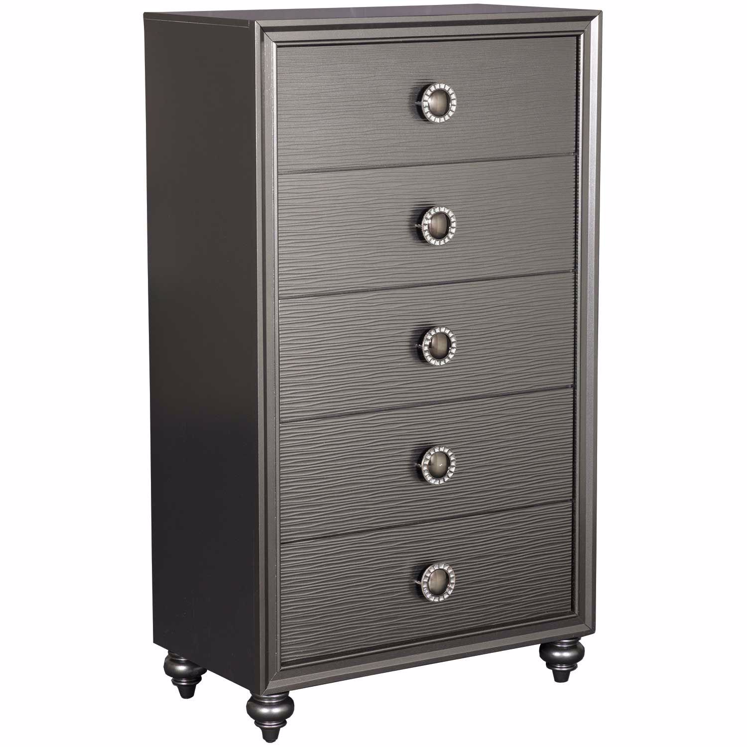 Wave 5 Drawer Chest 7141 785 Moq 5 Cans Hillsdale Furniture Afw Com