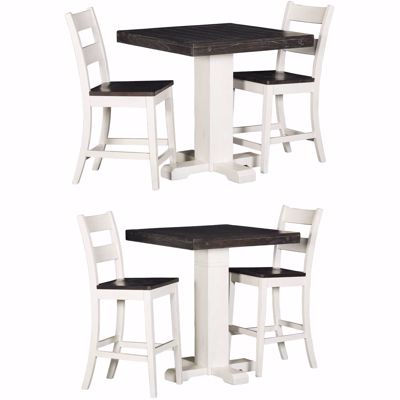 Picture of Bourbon Two-Tone 3 Piece Dining Set