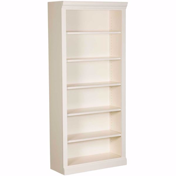 Picture of White Bookcase, 5 Shelf