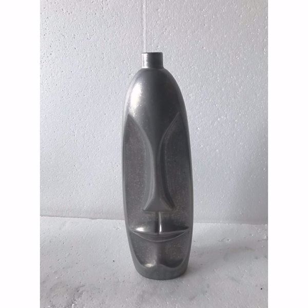 Picture of Face Vase Silver Ceramic