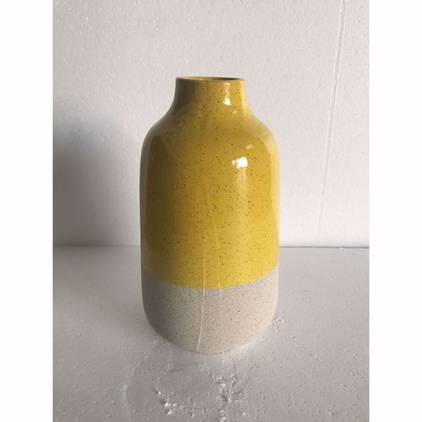 Picture of Yellow Top Ceramic Vase