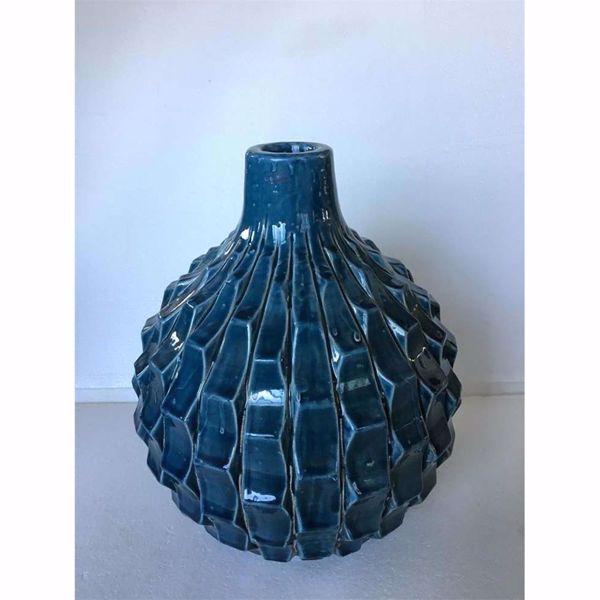 Picture of Blue Vase With Texture