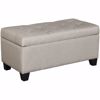 Picture of Grey Storage Ottoman