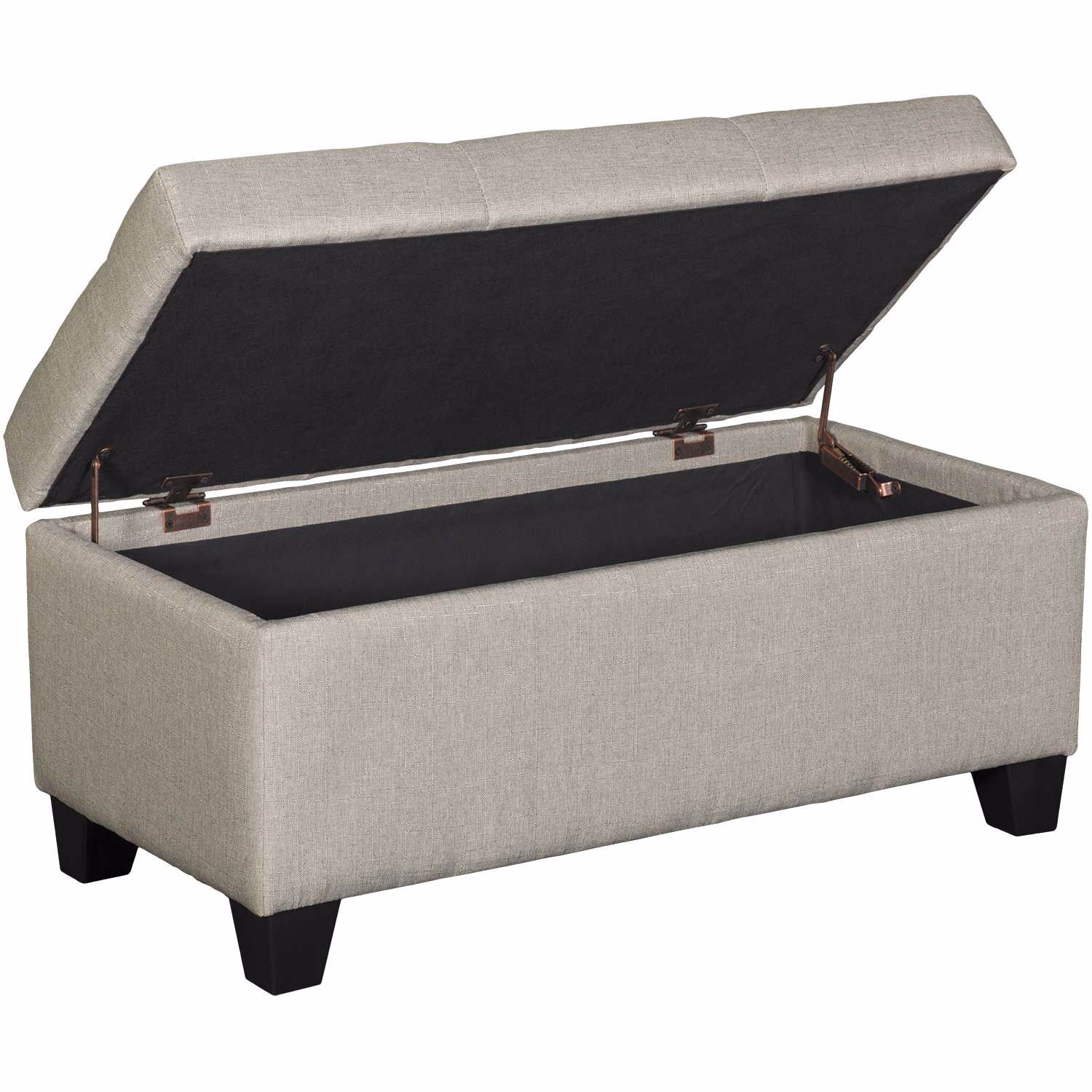 Grey Storage Ottoman 20091 CY42-4 | | AFW.com