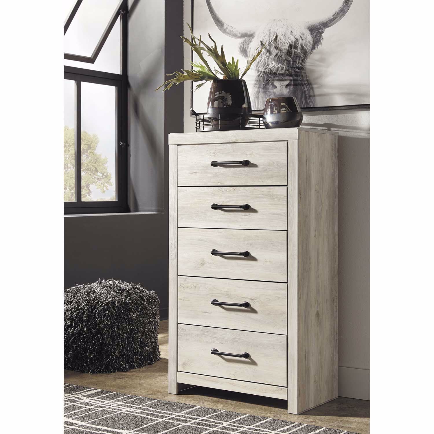 Cambeck 5 Drawer Chest | B192-46 | AFW.com
