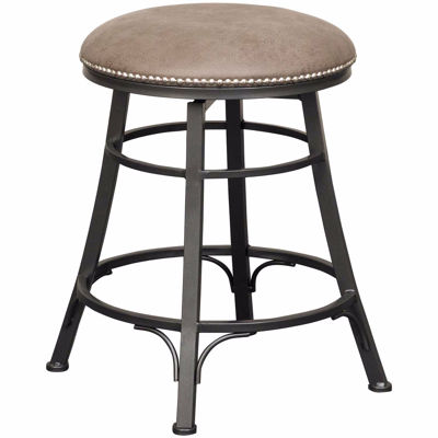 Picture of Bali II Gray 24" Backless Barstool
