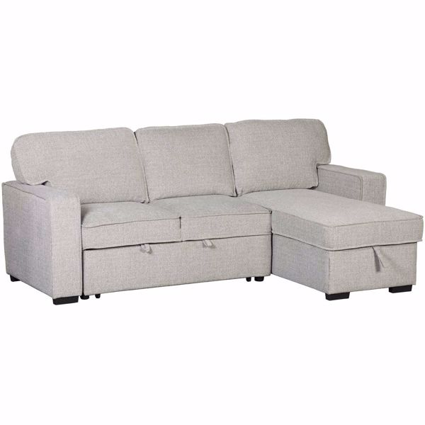 Kent Reversible Sofa Chaise With, Kingway Sectional Sofa Bed With Storage Convertible Chaise