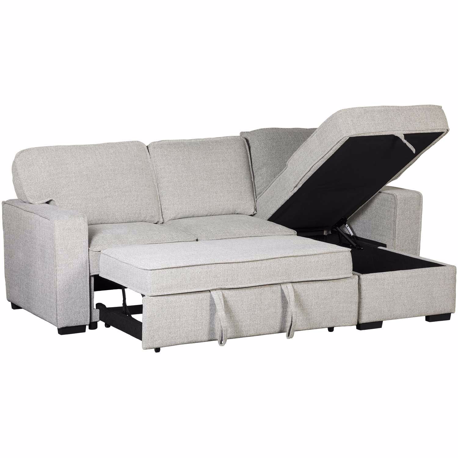Kent Reversible Sofa Chaise with Storage 1D684LLRCARM