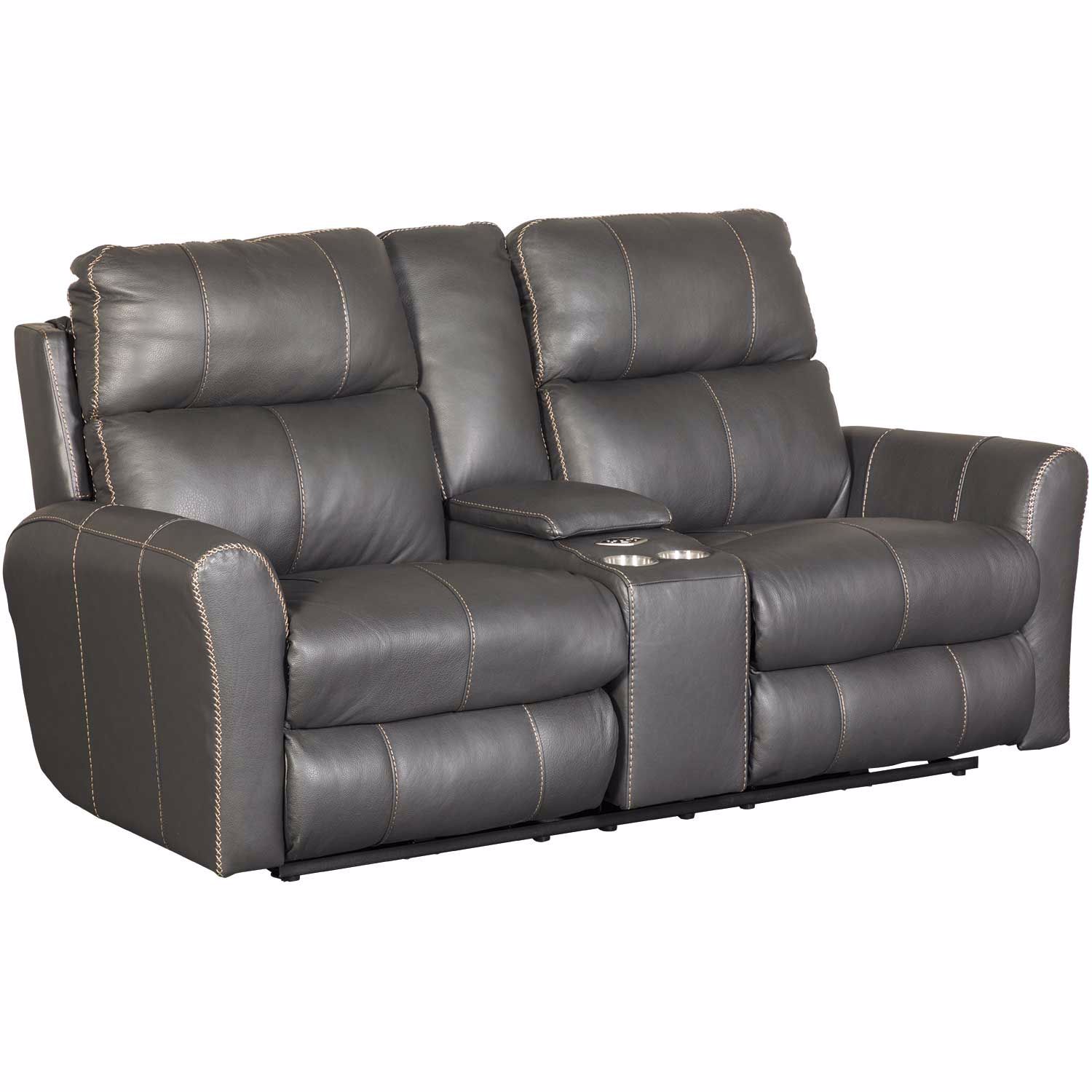 Italian Leather Power Reclining Console Loveseat Jackson Furniture